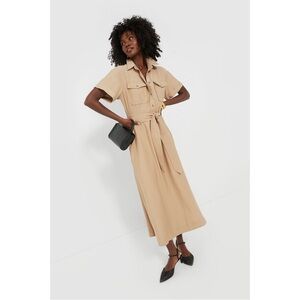 Tuckernuck Lucienne Tan Shirt Dress